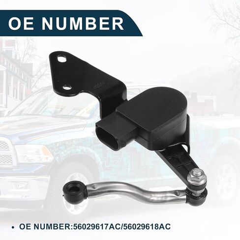 Air Suspension Ride Height Level Sensor for Ram 1500 No.56029617AC/56029618AC | Rear Left Right Height Level Sensor 1 Pair in Saudi Arabia