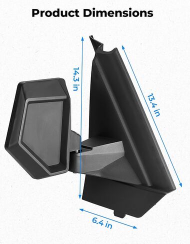 KEMIMOTO Large Mirror, Adjustible Side Mirrors Compatible with Polaris Xpedition XP/ADV 2024-2025, Folding Side Mirrors with Guard Plate Mounted on A-pillar Replace #2884491 in Saudi Arabia