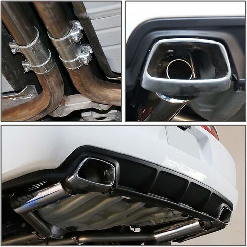 DNA MOTORING CBE-DC14V6 نظام العادم الخلفي للقطط [متوافق مع 11-14 دودج تشارجر 3.6 لتر V6] in Saudi Arabia