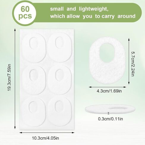 60Pcs Callus Pads Soft Callus Cushions for Bottom of Feet Self Adhesive Foam Callus Cushions Oval Shape Callus Corn Pad to Toes Heel Pain Relief in Saudi Arabia