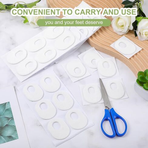 60Pcs Callus Pads Soft Callus Cushions for Bottom of Feet Self Adhesive Foam Callus Cushions Oval Shape Callus Corn Pad to Toes Heel Pain Relief in Saudi Arabia