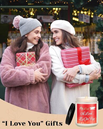 M&SENSE Fall Winter Candle Set, 4 Pack Winter Soy Candles for Home Scented, Holiday Christmas Candle Gifts - Autumn Scents of Vanilla Chai/Spiced Apple/Pine Cone/Rum Maple Syrup MSS606S1 in Kuwait