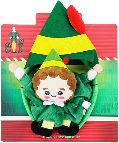 Elf Buddy 2-Piece Plush Headband & Scrunchie Set in Saudi Arabia