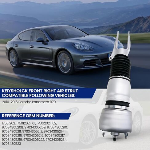 استبدال نظام تعليق تبختر الهواء الأمامي الأيمن لـ 2010-2016 Porsche 970، رقم استبدال OEM 17501202، 17501202-101، 17501202-102، 97034305208، 97034305209، 97034305210، 97034305211 in Saudi Arabia