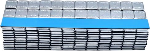 C-HORSE Stick On Wheel Weights - 0.25-Ounce, Blue Adhesive Tape - Professional Quality Tire Balancer Stickers - Durable Car, Vehicle, Automobile Accessories, Parts (Grey, 1 Box) 360 PCS in Saudi Arabia