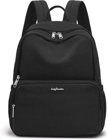 LONG VACATION Mini backpack Purse for Women, Lightweight Small backpacks, Cute Fahion backpack for Travel Work (Black) in Saudi Arabia