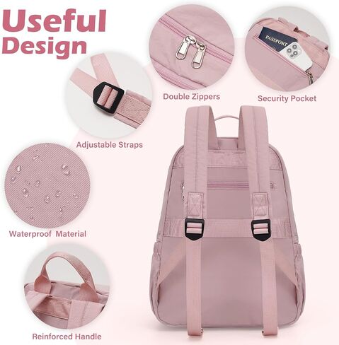 LONG VACATION Mini backpack Purse for Women, Lightweight Small backpacks, Cute Fahion backpack for Travel Work (Black) in Saudi Arabia