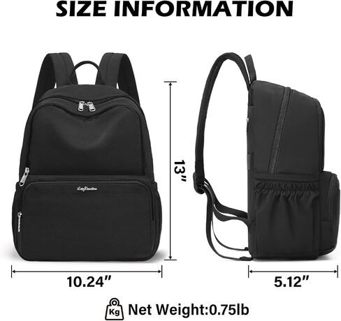 LONG VACATION Mini backpack Purse for Women, Lightweight Small backpacks, Cute Fahion backpack for Travel Work (Black) in Saudi Arabia
