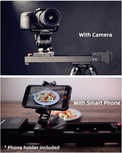 IFOOTAGE Shark Slider Nano II 660, 17'' Multi Axis Motorized Camera Slider, APP/IPS Control Slider Dolly Rail, Payload 15.4lbs, Compatible with DJI Stabilizer, Cameras, Fluid Heads in Saudi Arabia