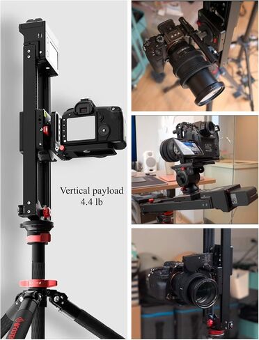 IFOOTAGE Shark Slider Nano II 660, 17'' Multi Axis Motorized Camera Slider, APP/IPS Control Slider Dolly Rail, Payload 15.4lbs, Compatible with DJI Stabilizer, Cameras, Fluid Heads in Saudi Arabia