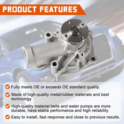 مجموعة حزام التوقيت مع مضخة مياه تناسب Honda 2003-2018 Odyssey Accord Crosstour Pilot Ridgeline، لـ Acura MDX/RDX/RL/TL/TSX/ZDX Saturn Vue 3.0L 3.5L 3.7L in Saudi Arabia