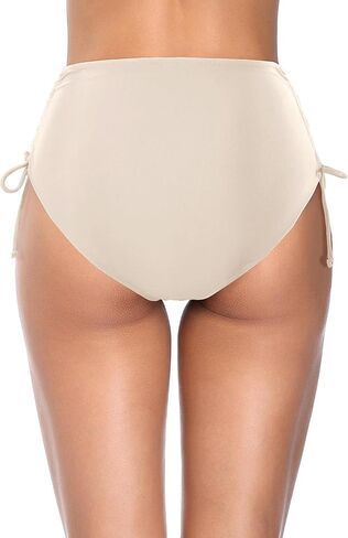 Holipick Swimsuit Bottoms for Women - High Waisted Bikini Bottoms Tie Side Tummy Control Bathing Suit Bottom in Saudi Arabia
