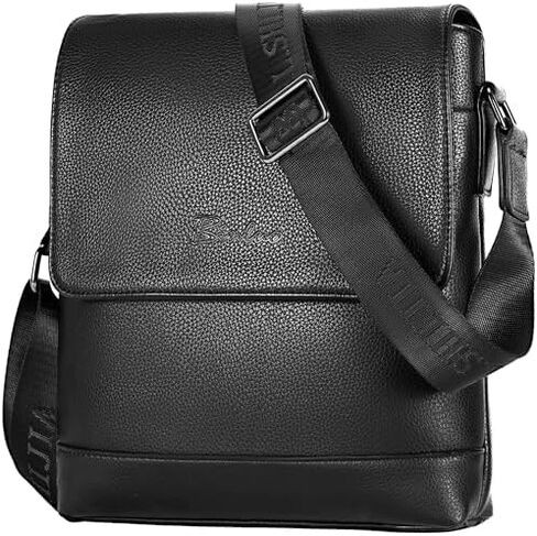 حقيبة كتف جلدية للرجال من Leathario، حقيبة كروس للرجال، حقيبة صغيرة للعمل والعمل، كاجوال in Kuwait