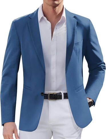 COOFANDY Mens Casual Sport Coat Regular Fit Lightweight Blazers Jacket Two Button Business Suit Jackets in Saudi Arabia