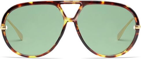VANLINKER Trendy Polarized Aviator Sunglasses for Women Men Retro Oversized Round Sunglasses Vintage Shield Shades VL9798 in Saudi Arabia