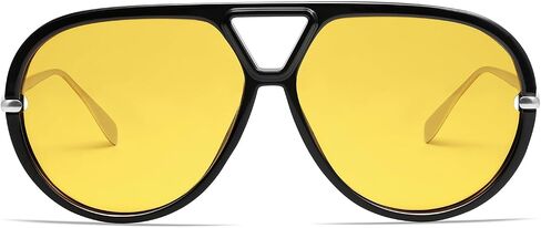 VANLINKER Trendy Polarized Aviator Sunglasses for Women Men Retro Oversized Round Sunglasses Vintage Shield Shades VL9798 in Saudi Arabia