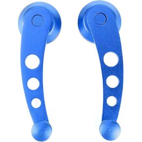Window Cranks, Universal Window Winder Glass Cranks Aluminum Alloy Riser Handle Car Refitting (Blue)
