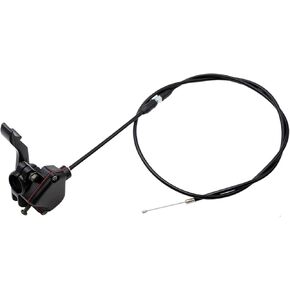 7/8'' 22mm Throttle Lever Thumb Cable Assembly, PRO BAT, Thumb Throttle Accelerator Lever Handle For 50cc 70cc 90cc 110cc 125cc 150cc 200cc 250cc 300cc Pit Quad Dirt Bike ATV