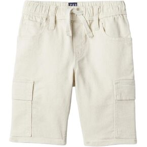 GAP Boys' Pull-on Denim Cargo Shorts