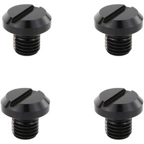 Xitomer 4 PCS Mirror Hole Plugs M10x1.25, Fit for Z125/ Z400/ FZ-07 MT-07 / FZ-09 MT-09, CRF250L/ CB1000R, SV650 / KLR 650, Aluminum CNC