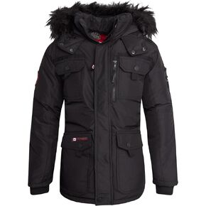 CANADA WEATHER GEAR Boys' Winter Jacket - Heavyweight Water and Wind Resistant Hooded Parka Ski Jacket for Boys (Sizes: 5-20) in Kuwait