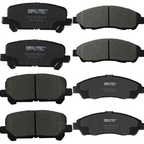 SIPAUTEC-Front & Rear Ceramic Brake Pads Set Replacement For (2010-2022 Honda Pilot),(2007-2016 Acura MDX),(2017-2022 Honda Ridgeline), (2010-2013 Acura ZDX) in Kuwait