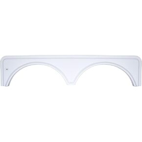 ICON 00415 Colonial White 67.5" x 15" Tandem Fender Skirt