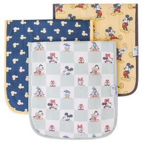 Baby Burp Cloth Large 21''x10'' Size Premium Absorbent Triple Layer 3-Pack Gift Set "Nightmare Before Christmas" by Copper Pearl