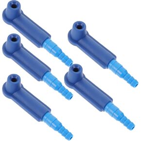 PartyKindom Exchange Tool Connector Brake Bleeding Kit: 5pcs Auto Brake Bleeder Adapter Kit Vehicle Brake Changing Connector Brake Fluid Replaceable Joint for Car Truck