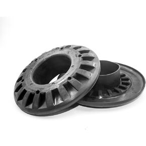 Rear Coil Spring Insulators, Rear Upper Coil Spring Isolators Compatible with 1999-2004 Grand Cherokee WJ (Pair)