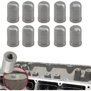 Oil Valley Block Off Plugs for Gen IV LS & Gen V LT 2005-2019, Replacing DOD/AFM Lifters to Traditional LS/LS7 Style Lifters for Sealing Gen IV/Gen V Engines Oil passages Set of 10
