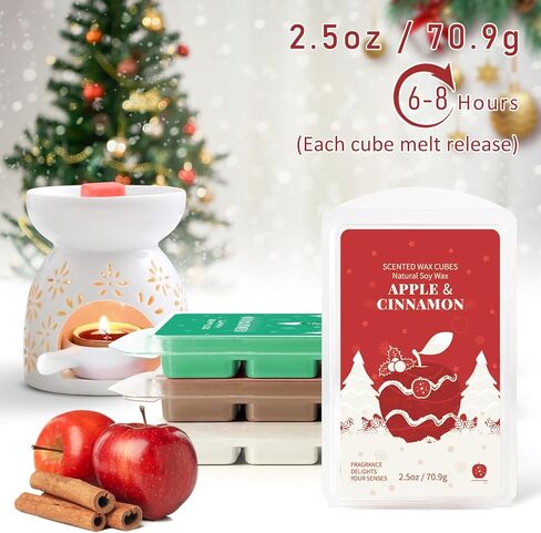 Scented Wax Melts, Wax Melts Wax Cubes, Soy Wax Cubes for Warmer Wax Melts Gift Set for Mom 16 Pack (16x2.5oz) in Saudi Arabia