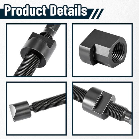 مجموعة أدوات فصل العجلات المزدوجة B4B BANG 4 BUCK، أداة إزالة محور العجلة من قطعة واحدة متوافقة مع معظم العجلات المزدوجة والشاحنات والحافلات والشاحنات والمقطورة in Kuwait