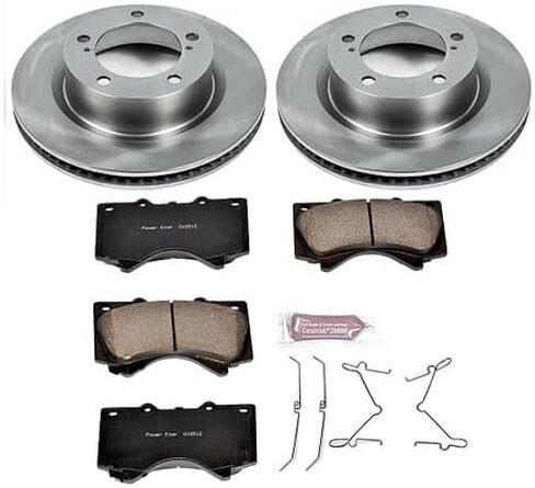 Power Stop KOE4696 Autospecialty Front Replacement Brake Kit-OE Brake Rotors & Ceramic Brake Pads in Saudi Arabia