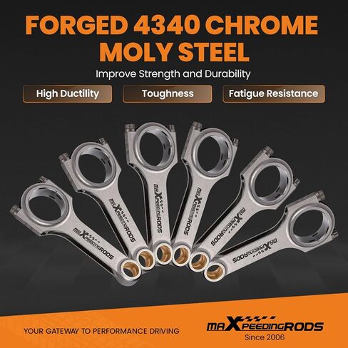 maXpeedingrods Forged Connecting Rod+ARP2000 Bolts for Toyota 2JZ Supra Mark Lexus 2JZGE in Saudi Arabia