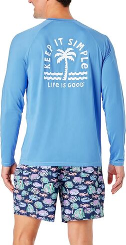 قميص الشمس بأكمام طويلة للرجال من Life is Good in Kuwait