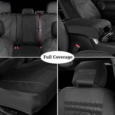 Coverado Front Seat Covers, Waterproof Oxford Seat Protector for Car Seat Cushions for Kids & Dogs, Compatible with 2015-2024 Ford F150 & 2017-2024 Ford F250 F350 F450 (Black, 2PCS) in Saudi Arabia