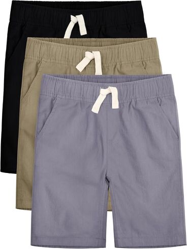 OHD 3 Pack Boys School Uniform Shorts, Boys Uniform Shorts Boys Clothes Jogger Shorts Casual Uniform Summer Shorts in Saudi Arabia