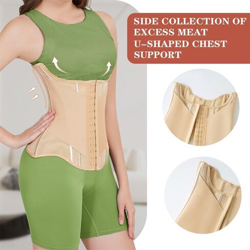 Waist Cincher Corset Sport Girdle Trimmer Double Belt Wrap Waist Trainer Shaperwear Tummy Control Shaper for Women in Kuwait