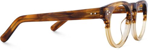 Zeelool Retro Round Glasses Frame for Women Men Eyeglasses Frame with Non-prescrition Clear Lens Malloy VFP0273 in Saudi Arabia