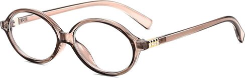 FEISEDY Vintage Oval Glasses for Women Men Retro Tortoise Blue Light Blocking Glasses Small Fake Nerd Eyewear Frames B0254 in Kuwait