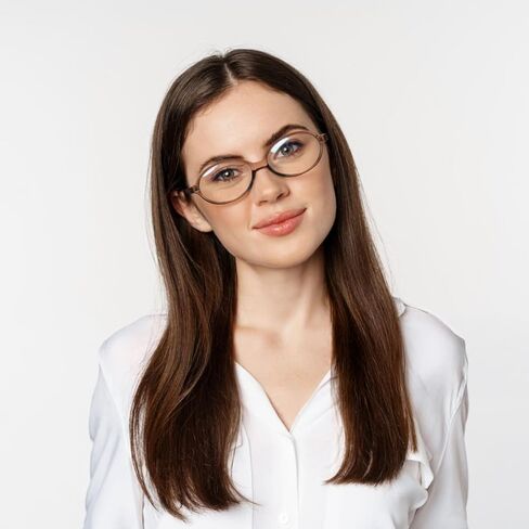 FEISEDY Vintage Oval Glasses for Women Men Retro Tortoise Blue Light Blocking Glasses Small Fake Nerd Eyewear Frames B0254 in Kuwait