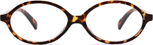 FEISEDY Vintage Oval Glasses for Women Men Retro Tortoise Blue Light Blocking Glasses Small Fake Nerd Eyewear Frames B0254 in Saudi Arabia