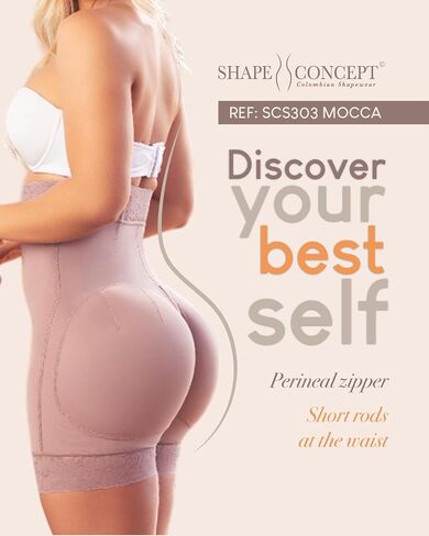 SHAPE CONCEPT Butt Lifting Shapewear Ref 303 Short Faja Colombiano, Butt Lifting Short De Alta Compresión Short Faja de Mujer in Saudi Arabia