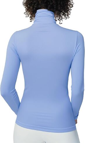Women's Turtleneck Long Sleeve Shirts Thermal Base Layer Underwear Tops Lightweight Undershirt in Saudi Arabia