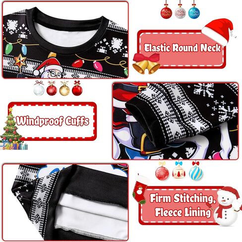 سويت شيرت عيد الميلاد القبيح للأطفال، سترة عيد الميلاد الجديدة للأولاد والبنات من عمر 4 إلى 16 عامًا in Kuwait