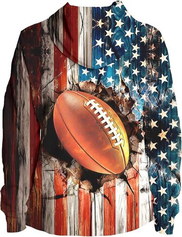 Boys Girls 3D Graphic Hoodies, Unisex Kids Hooded Sweatshirt with Pocket, Long Sleeve Hoodies for Teens in Kuwait