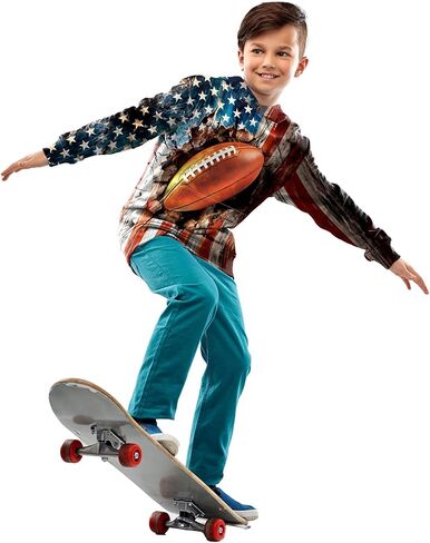 Boys Girls 3D Graphic Hoodies, Unisex Kids Hooded Sweatshirt with Pocket, Long Sleeve Hoodies for Teens in Kuwait