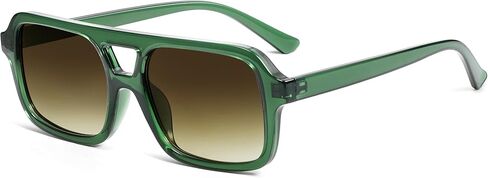 VANLINKER Retro 70s Square Aviator Sunglasses for Women Men Vintage Trendy Rectangle Sun Glasses VL9816 in Kuwait