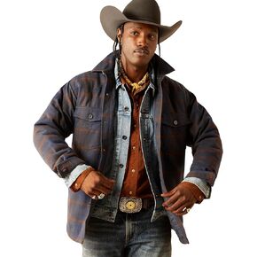 Ariat Men's Yellowstone Midnight Fair Quilted Shirt Jacket